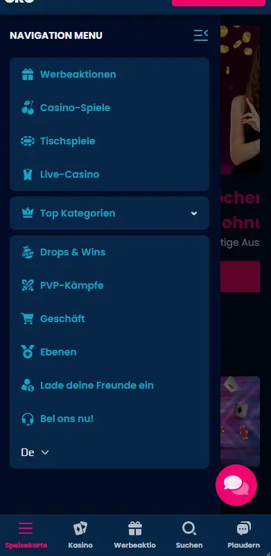 DelOro Casino App – Mobile Casino für Android und iOS