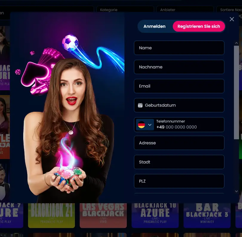 DelOro Casino Registrierung – Konto in wenigen Minuten erstellen