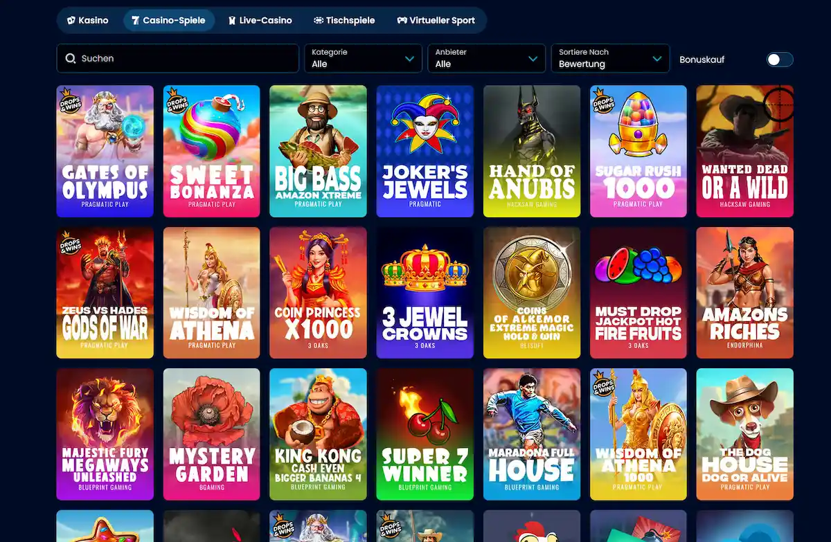DelOro Casino Slots – Pragmatic Play und NetEnt Spielautomaten